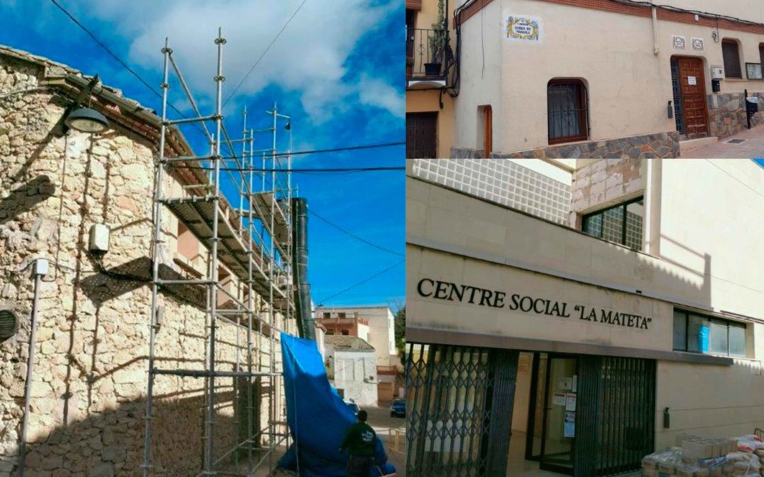 Reforma y mejora de edificios municipales en Alfafara